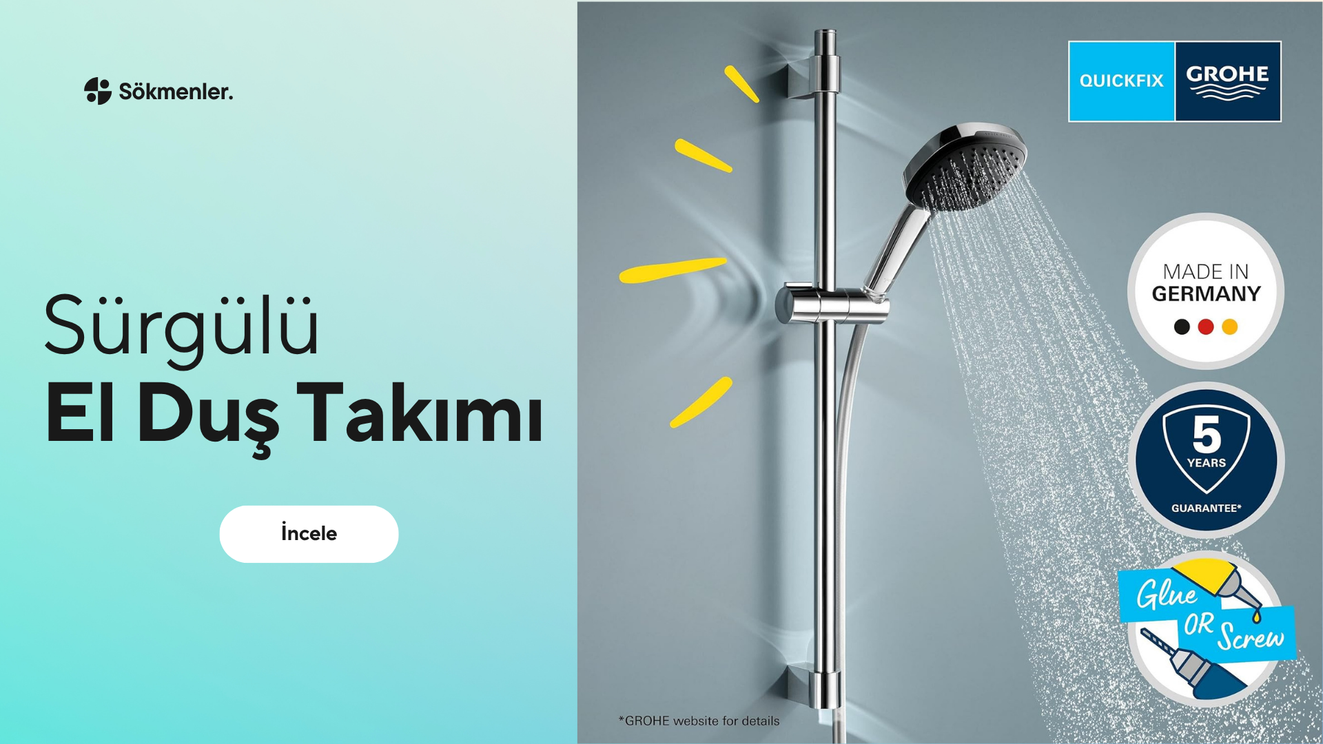 Sürgülü Duş Takımları