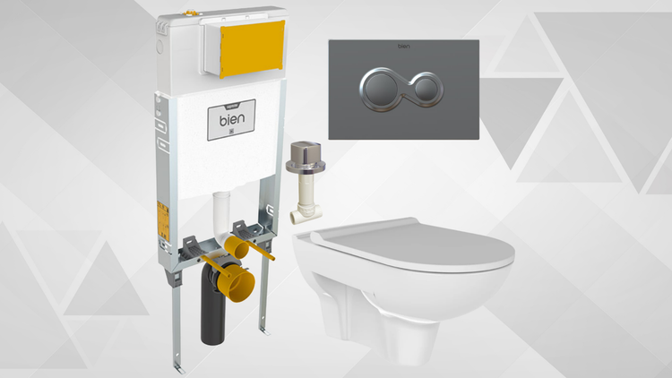 Asma Klozet ve Gömme Rezervuar Seti