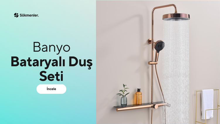 Standart Banyo Bataryalı Duş Sistemi