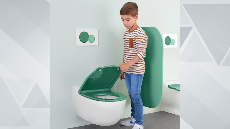 Tek ve Çocuk Klozeti İçin Gömme Rezervuar