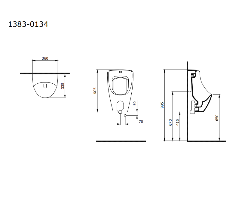 Bocchi Taormina Arch Pisuvar Fotoselli Mat Antrasit