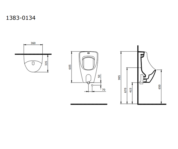 Bocchi Taormina Arch Pisuvar Fotoselli, Mat Bronz