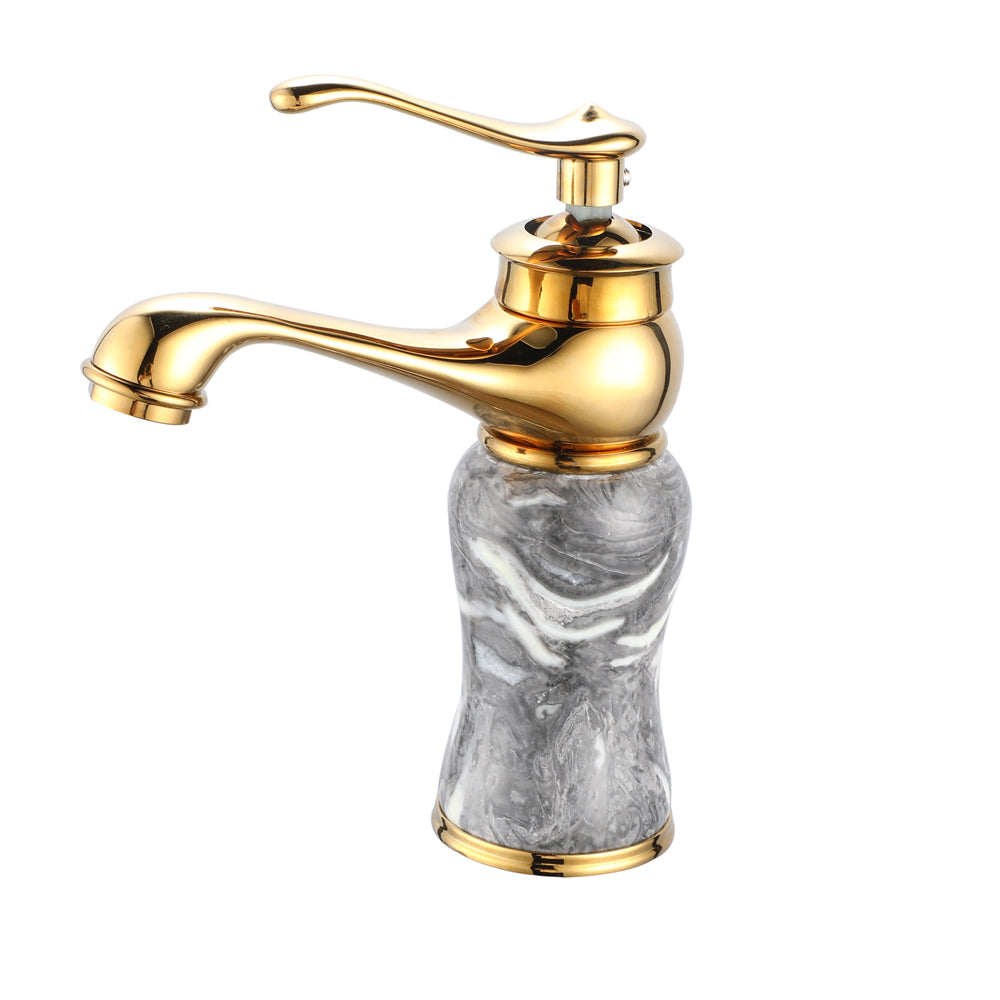 fleko-hisar-gold-gri-lavabo-bataryasi