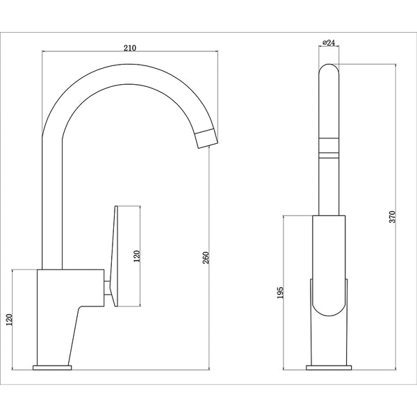 fleko-mustang-mutfak-eviye-bataryasi-krom