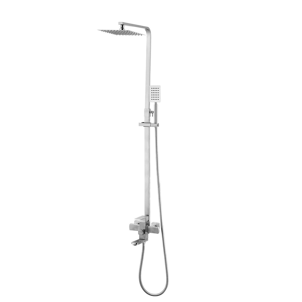 fleko-stell-banyo-bataryali-dus-panel-seti-siyah