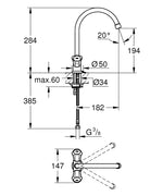 Grohe Costa L Eviye Bataryası
