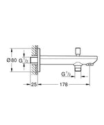 Grohe BauContemporary Yön Değiştiricili Çıkış Ucu