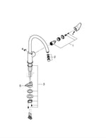 Grohe BauCurve Eviye Bataryası