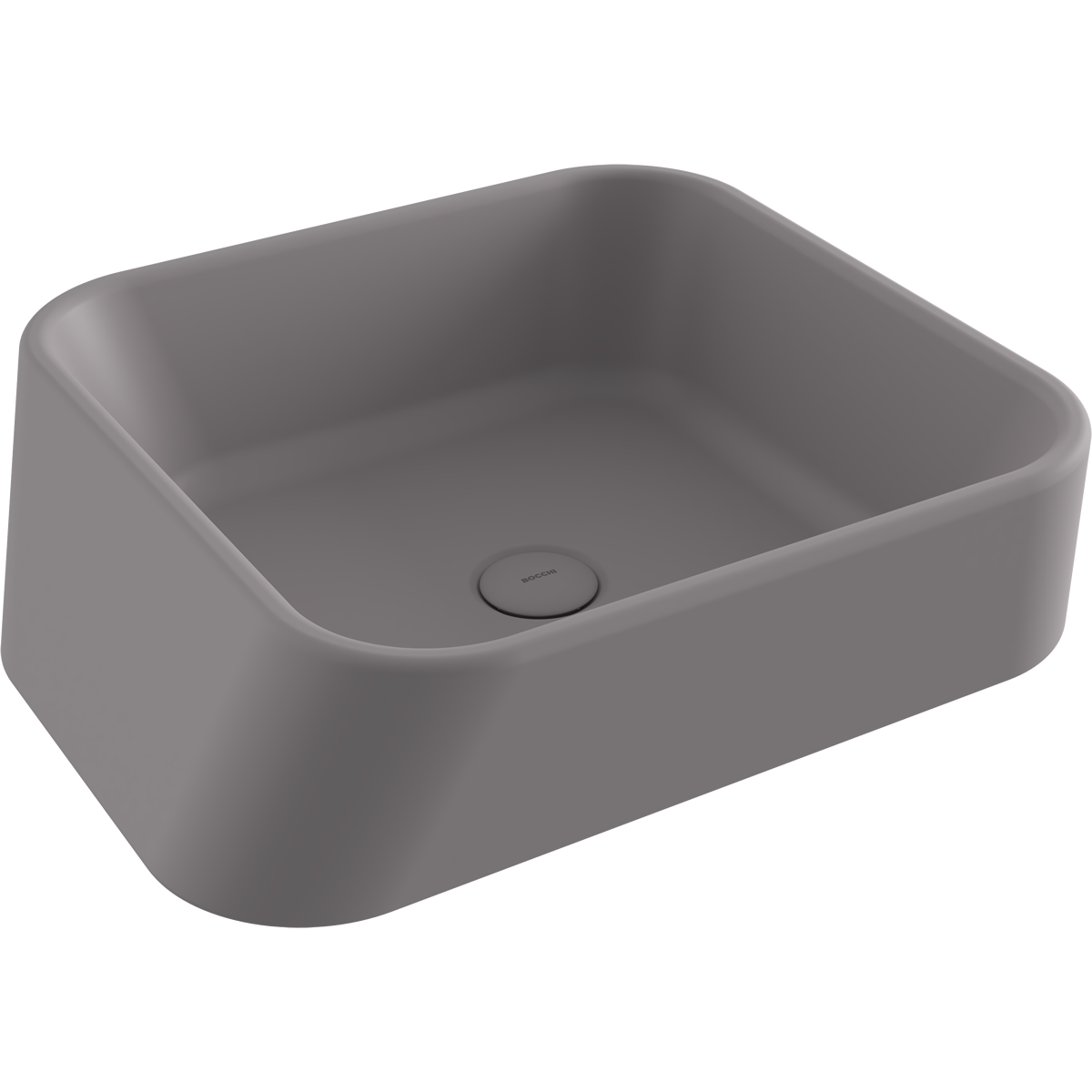 1005-006-0125 Bocchi Firenze Çanak Lavabo Mat Gri