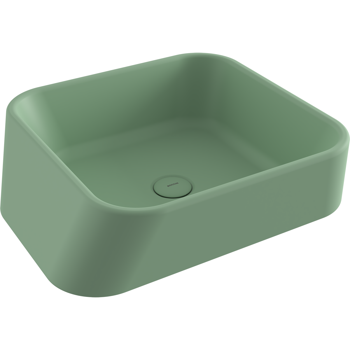 1005-033-0125 Bocchi Firenze Çanak Lavabo Mat Mint Yeşil