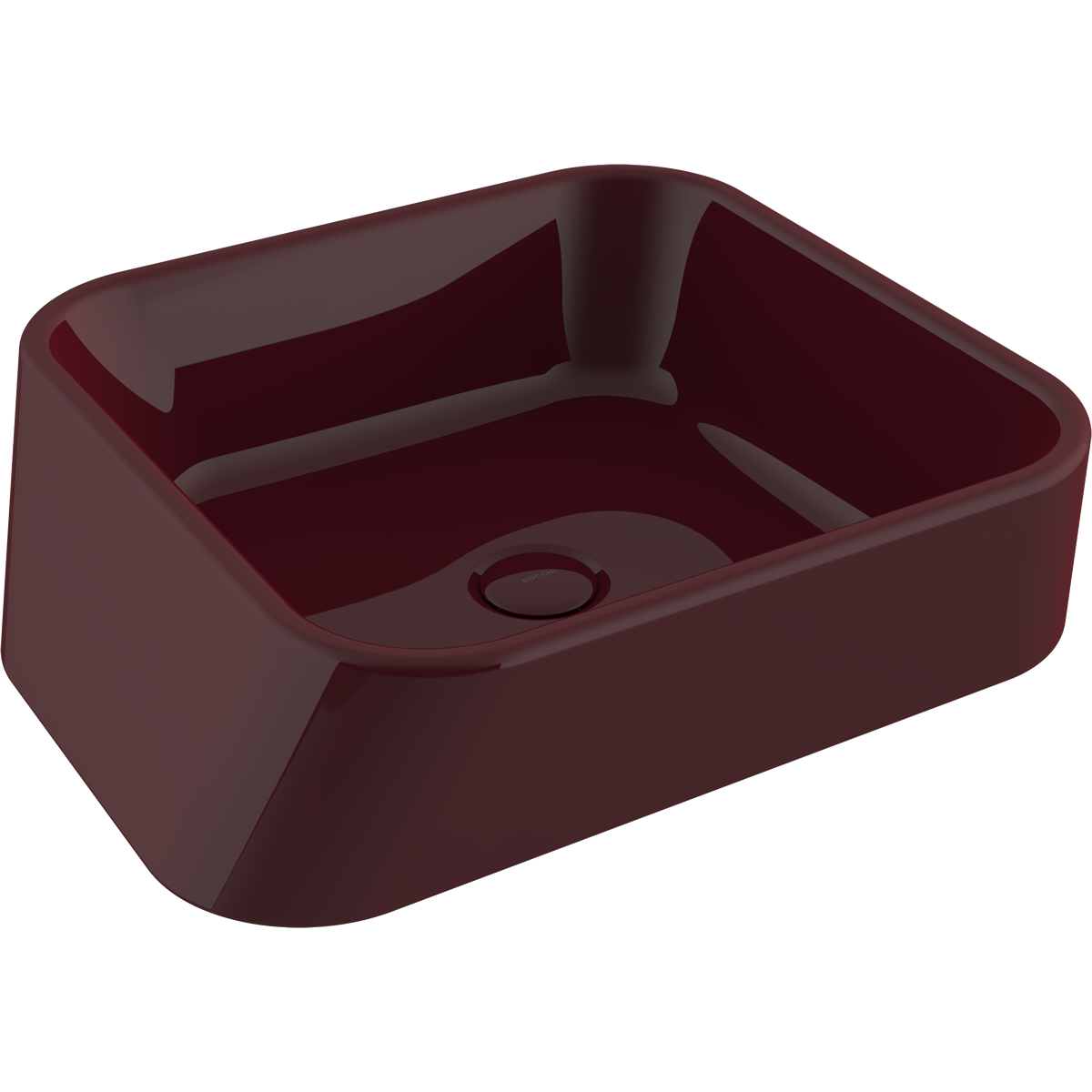 1005-072-0125 Bocchi Firenze Çanak Lavabo P.Burgonya Bordosu