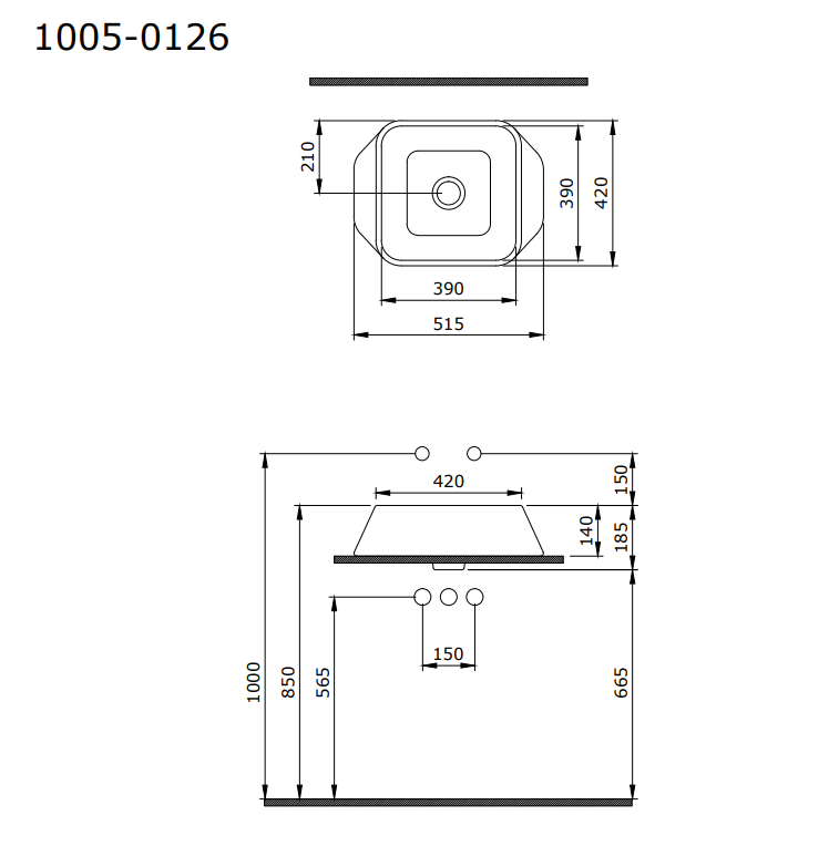 Bocchi Firenze Çanak Lavabo Mat Yasemin