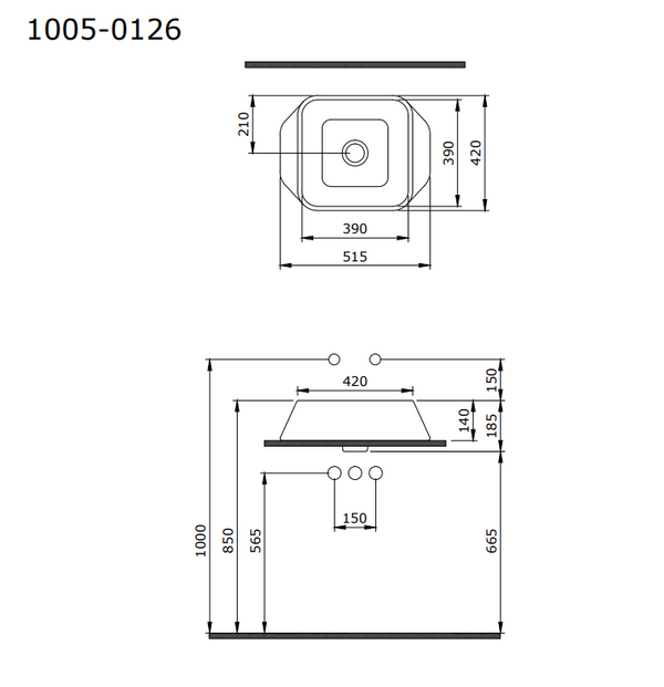 Bocchi Firenze Çanak Lavabo Mat Yasemin