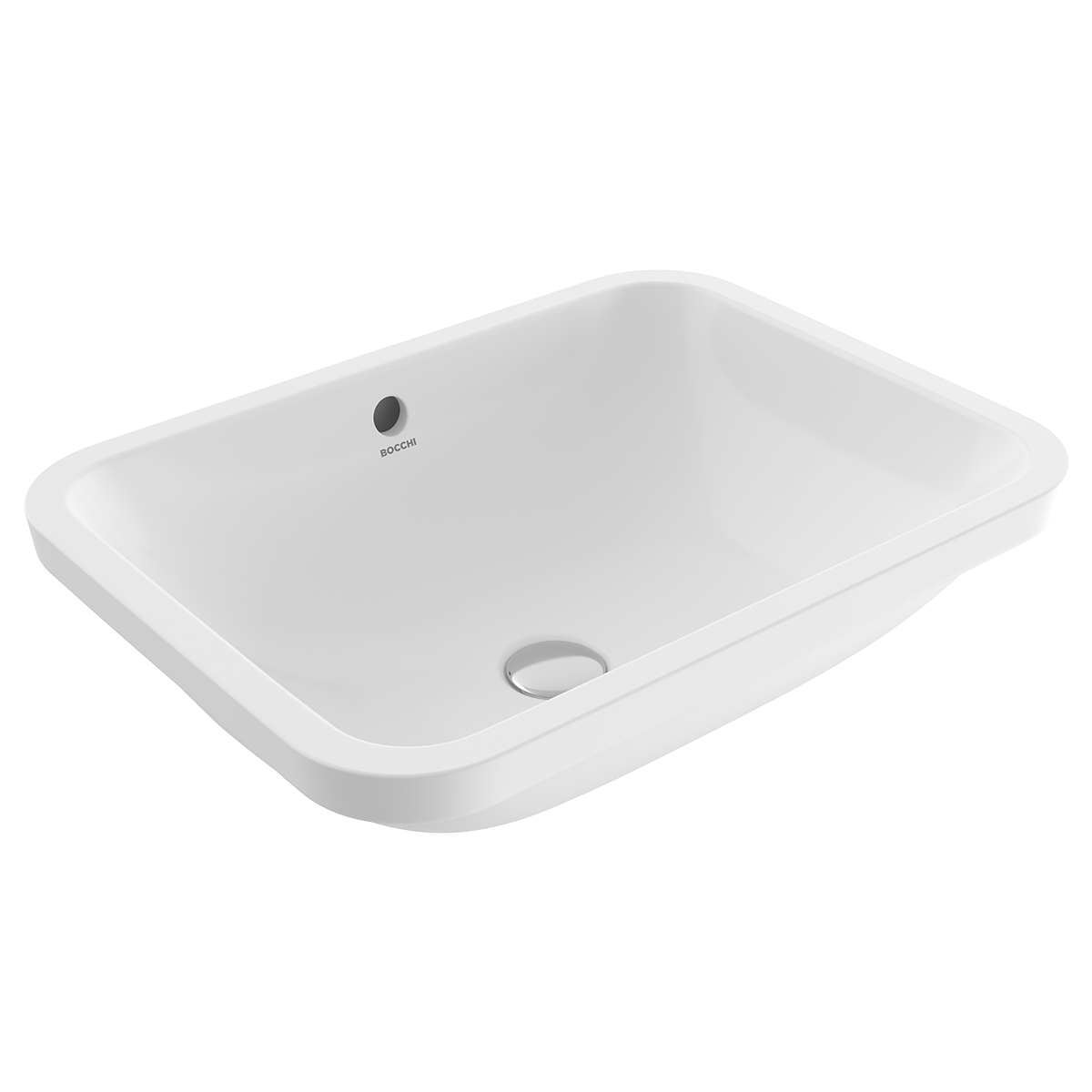 1006-001-0125 Bocchi Scala 55 cm Tezgah Altı Lavabo Parlak Beyaz