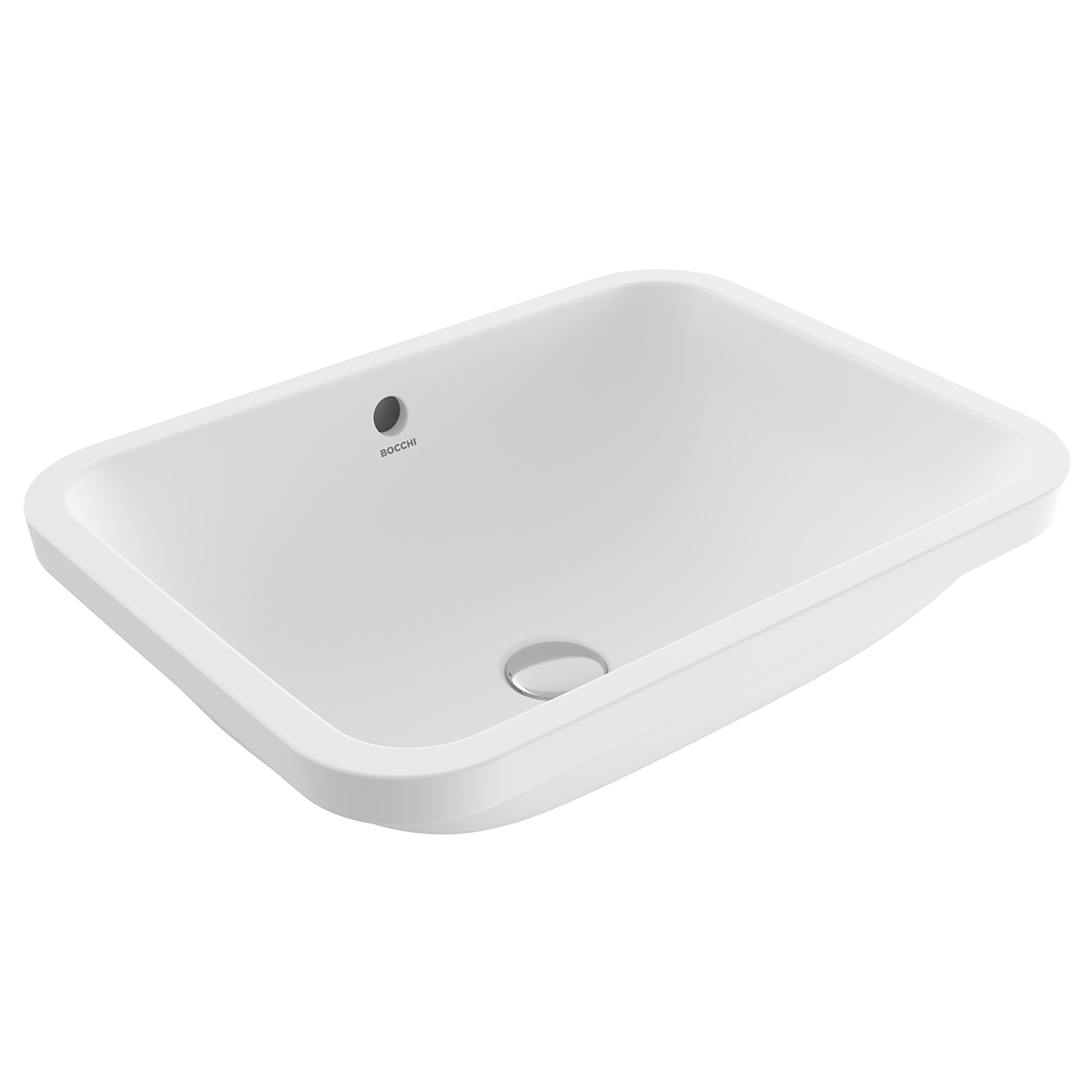1006-002-0125 Bocchi Scala 55 cm Tezgah Altı Lavabo Mat Beyaz