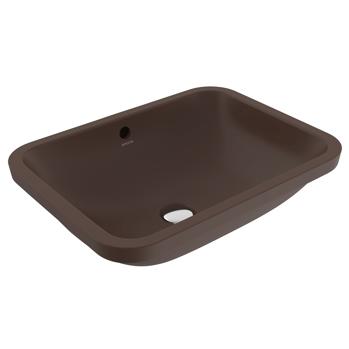 1006-025-0125 Bocchi Scala 55 cm Tezgahaltı Lavabo Mat Kahve
