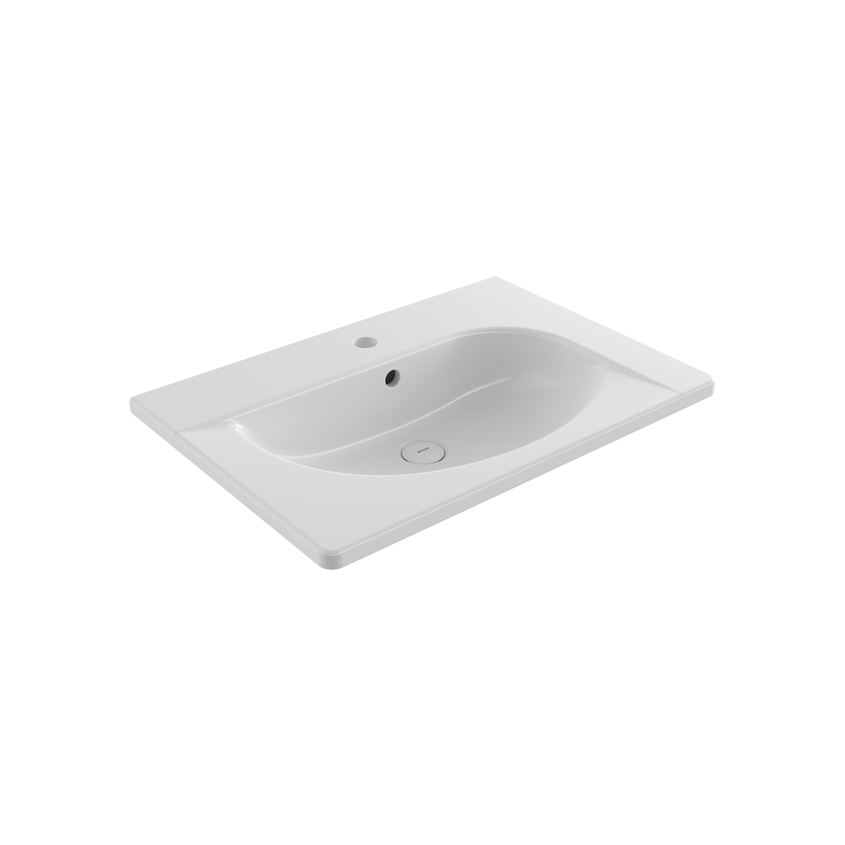 1009-001-0126 Bocchi Taormina Arch 65 cm Lavabo Parlak Beyaz