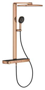 Grohe Rainshower Aqua Pure SmartControl Duş Sistemi, Duvara Monte, Termostatik Bataryalı Duş Kolonu, Bakır - GROHE 100961DA00
