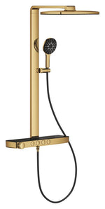 Grohe Rainshower Aqua Pure SmartControl Duş Sistemi, Duvara Monte, Termostatik Bataryalı Duş Kolonu, Altın - GROHE 100961GL00
