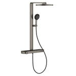 Grohe Rainshower Aqua Pure SmartControl Duş Sistemi, Duvara Monte, Termostatik Bataryalı Duş Kolonu, Fırçalı Sert Grafit - alternatif görünüm - GROHE 100964AL00