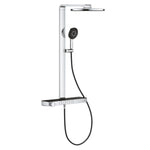 Grohe Rainshower Aqua Pure SmartControl Duş Sistemi, Duvara Monte, Termostatik Bataryalı Duş Kolonu, Siyah-Krom - alternatif görünüm - GROHE 100964KI00