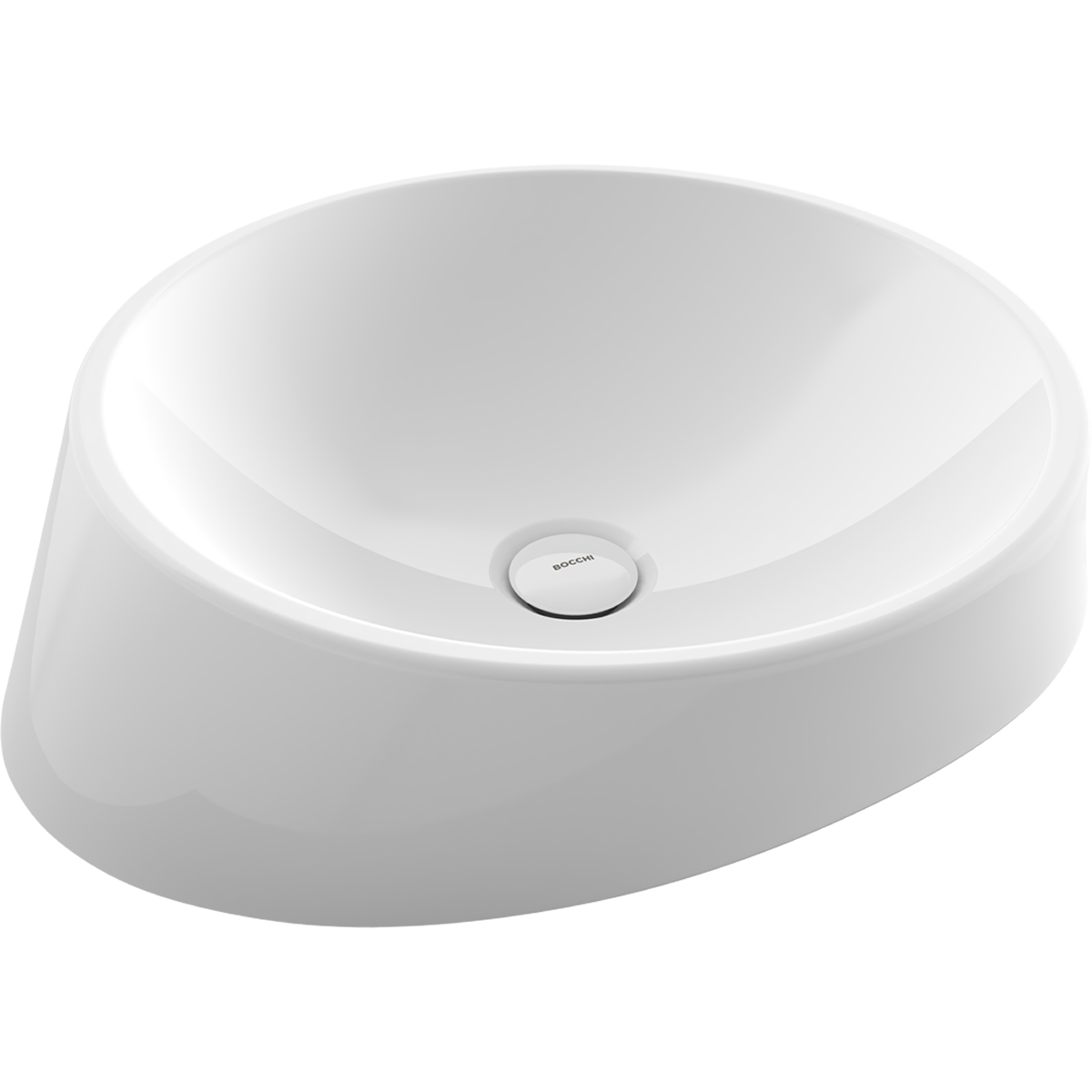 1010-001-0125 Bocchi Venezia 56 cm Çanak Lavabo Parlak Beyaz