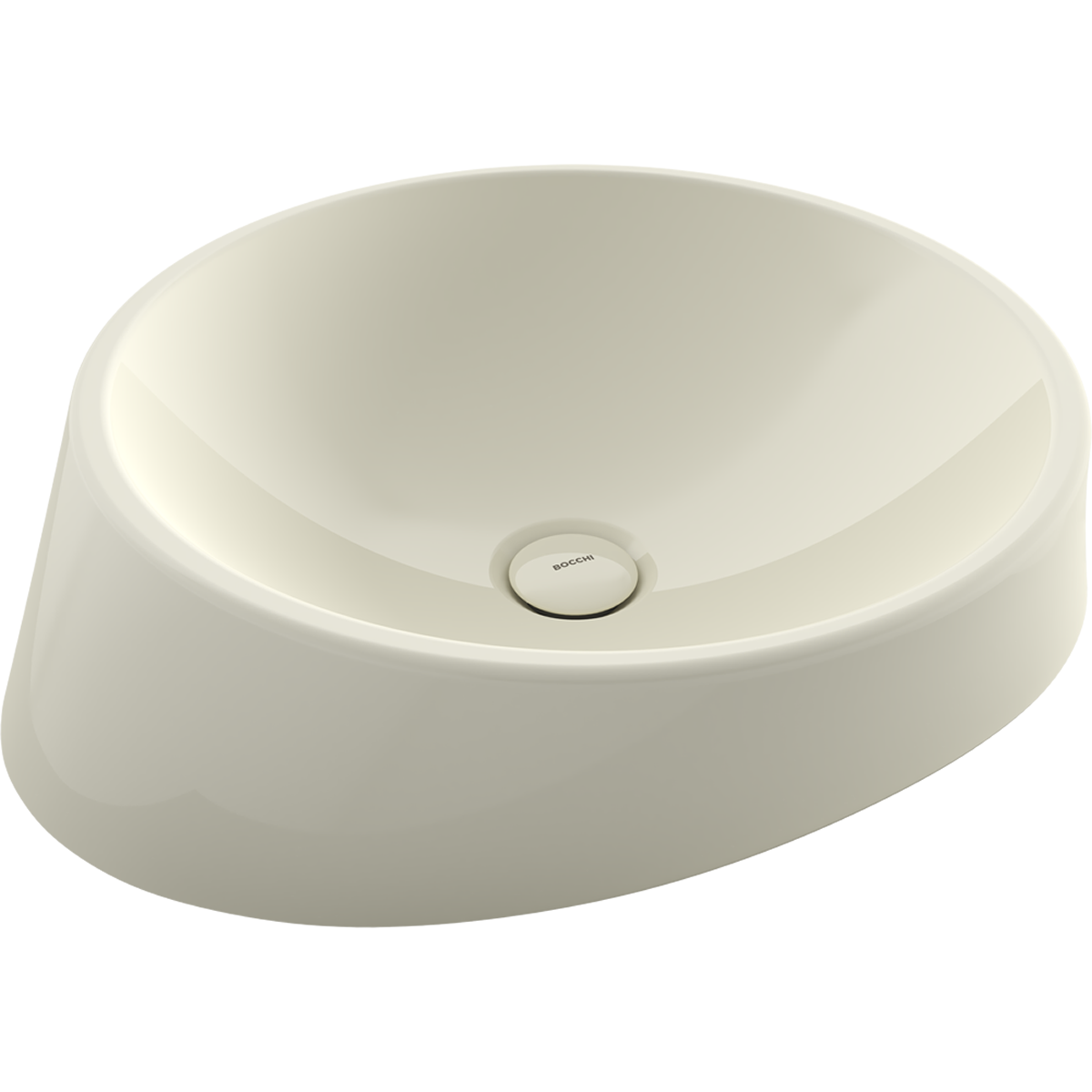 1010-014-0125 Bocchi Venezia 56 cm Çanak Lavabo Parlak Bisküvi