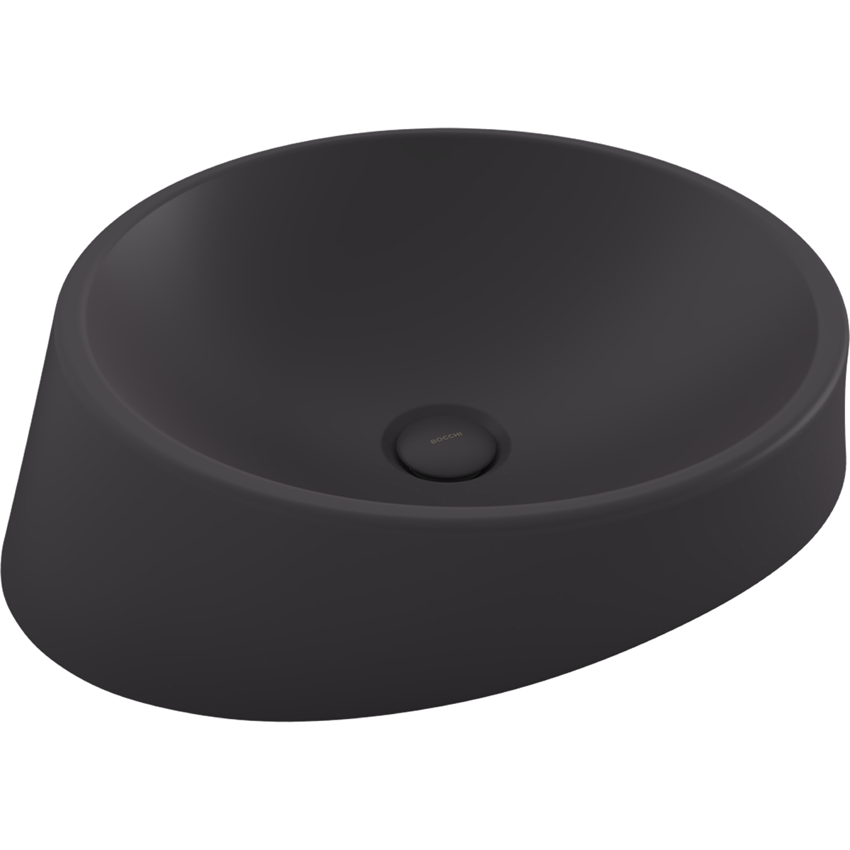 1010-020-0125 Bocchi Venezia 56 cm Çanak Lavabo Mat Antrasit