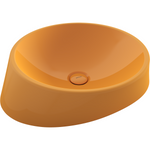 1010-021-0125 Bocchi Venezia 56 cm Çanak Lavabo Parlak Mandalina Sarısı