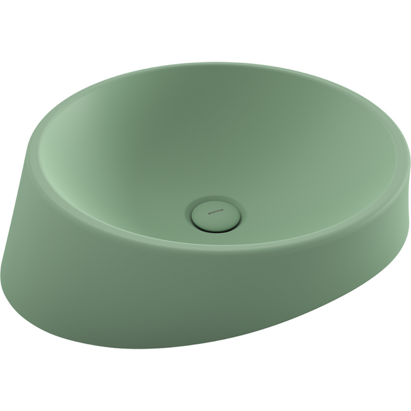 1010-033-0125 Bocchi Venezia 56 cm Çanak Lavabo Mat Mint Yeşil