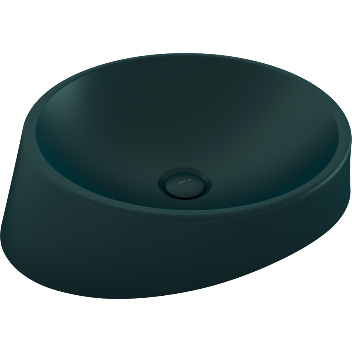 1010-071-0125 Bocchi Venezia 56 cm Çanak Lavabo Mat Petrol Mavisi