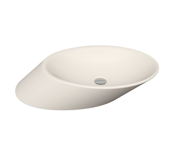 1013-007-0125 Bocchi Vessel Yatay Çanak Lavabo 72 cm Mat Yasemin