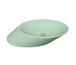 1013-033-0125 Bocchi Vessel Yatay Çanak Lavabo 72 cm Mat Mint Yeşil