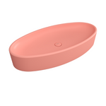 1014-032-0125 Bocchi Vessel Elips Çanak Lavabo 85 cm Mat Somon