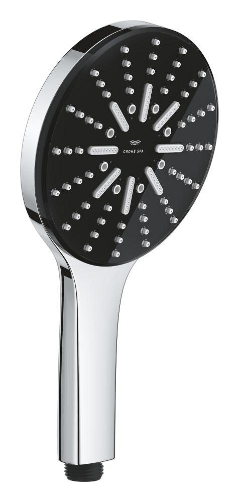 Grohe RainShower Aqua El Duşu, 3 Akışlı, Siyah-Krom - GROHE 101676KI00