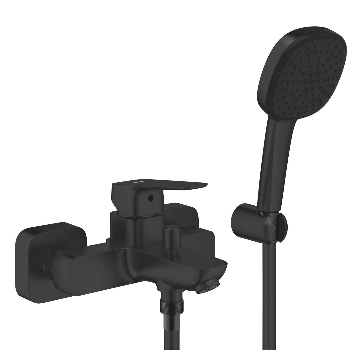 Grohe Cubeo Banyo Bataryası ve El Duşu Takımı, Mat Siyah - alternatif görünüm - GROHE 1018142430