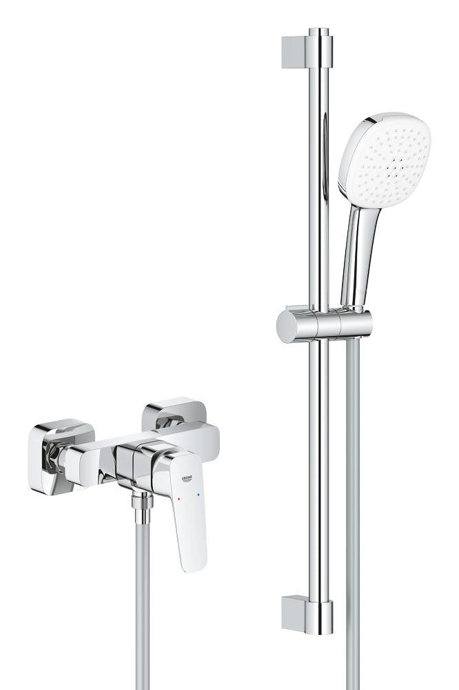 Grohe Cubeo Duş Bataryası ve Sürgülü El Duşu Seti - GROHE 1018250000