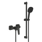 Grohe Cubeo Duş Bataryası ve Sürgülü El Duşu Seti, Mat Siyah - alternatif görünüm - GROHE 1018252430