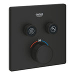 Grohe Grohtherm SmartControl Akış Kontrollü Ankastre Termostatik Banyo Bataryası (2 Yollu, Sıva Üstü Grubu), Hayalet Siyah - alternatif görünüm - GROHE 102166KF00