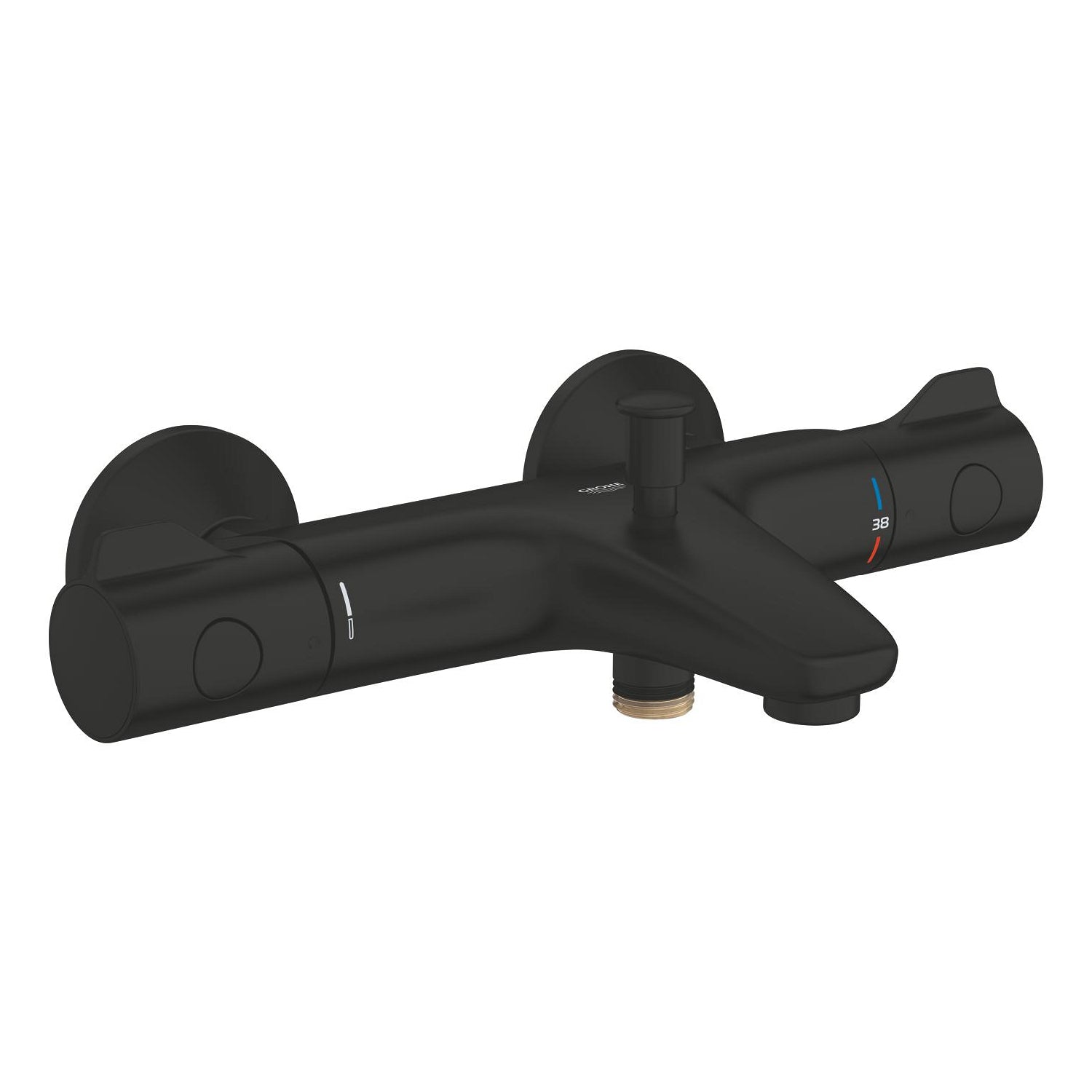 Grohe Grohtherm 800 Termostatik Banyo Bataryası, Mat Siyah - alternatif görünüm - GROHE 1022032430