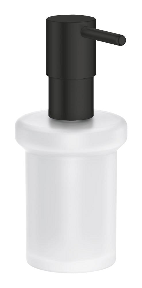 Grohe Essentials Duvara Monte Sıvı Sabunluk (Tutacağı Hariç), Mat Siyah - GROHE 1024702430