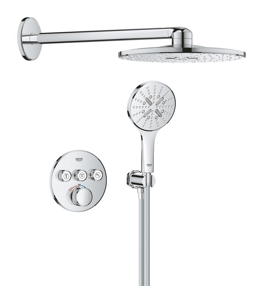 Grohe Grohtherm SmartControl Rainshower SmartActive 310 Ankastre Termostatik Duş Seti - GROHE 1039970000