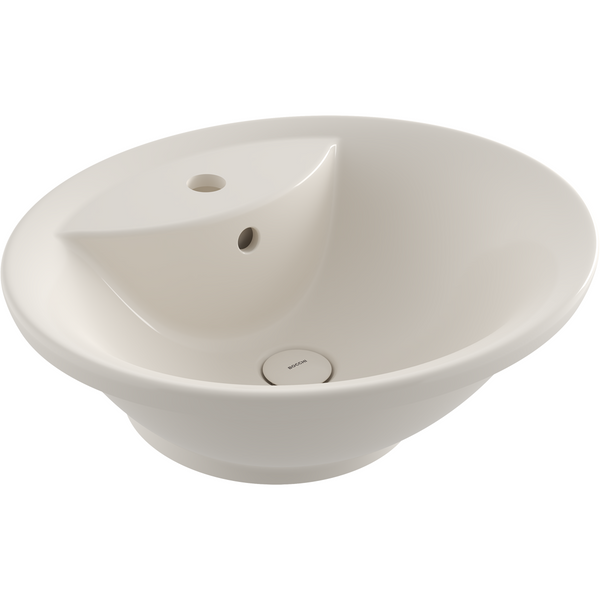 1046-014-0126 Bocchi Verona 50 cm Parlak Bisküvi Tezgah Üstü Lavabo