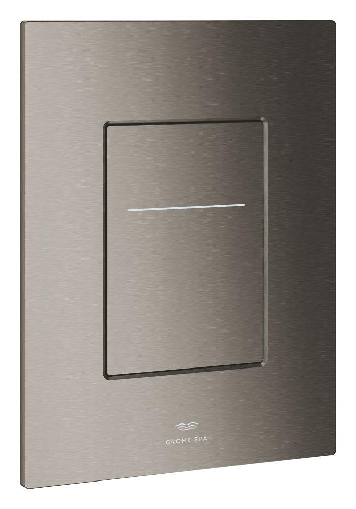 Grohe Arina Kumanda Paneli, Fırçalı Sert Grafit, Silk Motion Technology, Dikdörtgen (Pilli) - GROHE 104644AL00