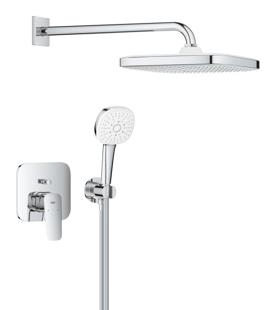Grohe Cubeo Ankastre Banyo Bataryası, Tepe ve El Duşu Seti - GROHE 1053360000