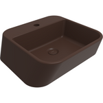 1074-025-0126 Bocchi Firenze Çanak Lavabo 50 cm Mat Kahve