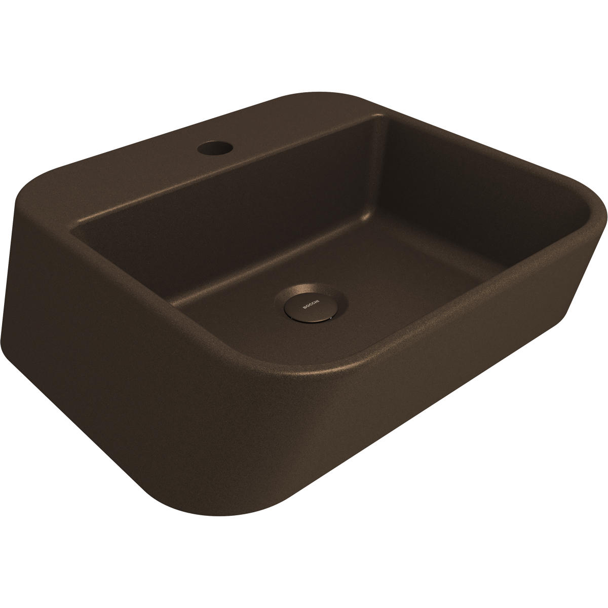 1074-070-0126 Bocchi Firenze Çanak Lavabo 50 cm, Mat Bronz