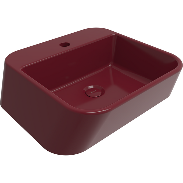 1074-072-0126 Bocchi Firenze Çanak Lavabo 50 cm P.Burgonya Bordosu