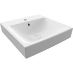 1076-001-0126 Bocchi Scala Tezgah Üstü Lavabo 48 cm Parlak Beyaz
