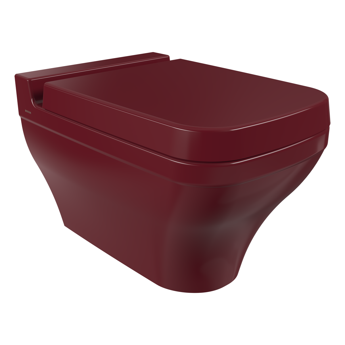 Bocchi Scala Asma Klozet Parlak Burgonya Bordosu